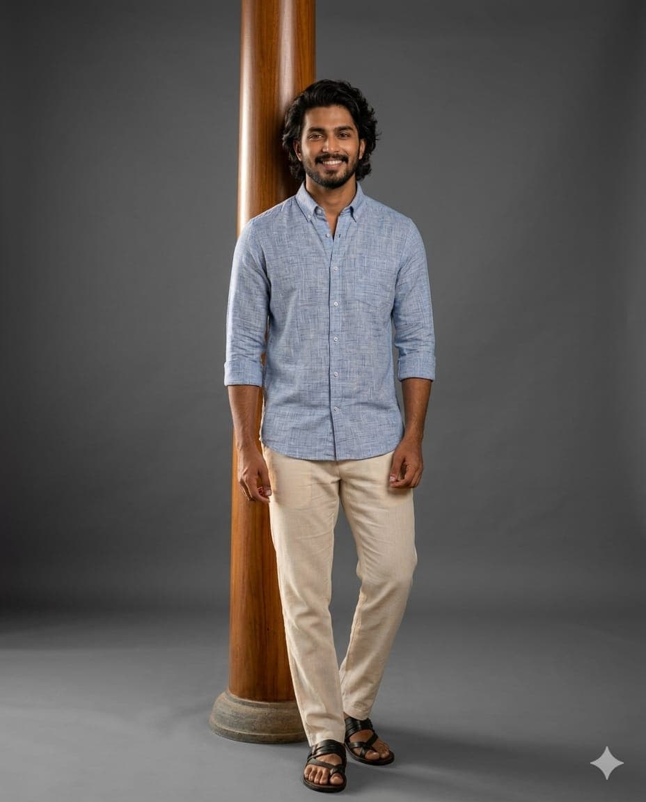 Classic Premium Plain Cotton Shirt - View 3