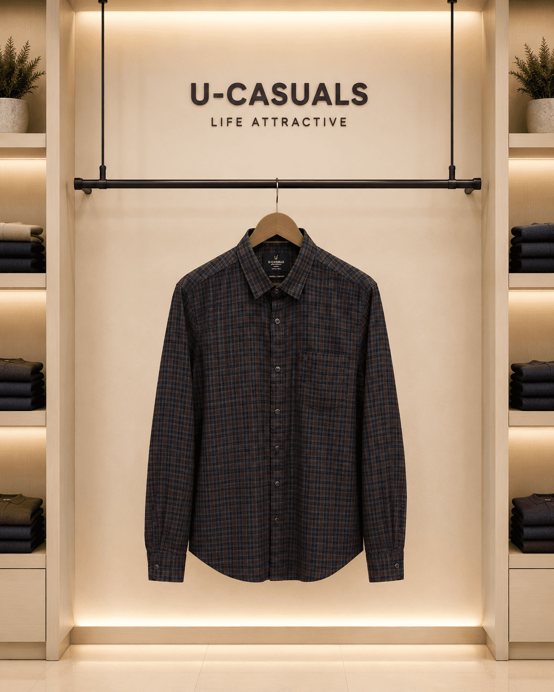 U casuals Slim fit casual shirt - View 8