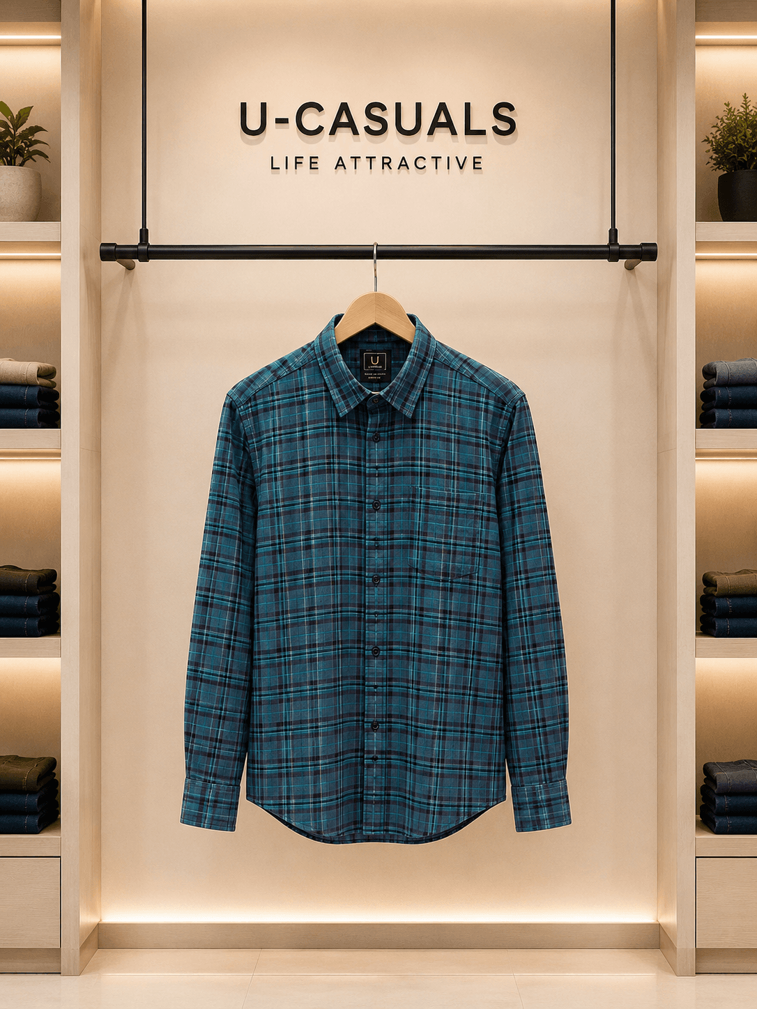 U casuals Slim fit casual shirt - View 7