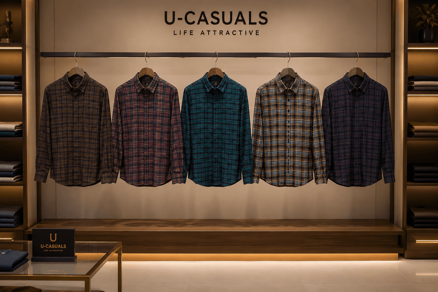 U casuals Slim fit casual shirt - View 2