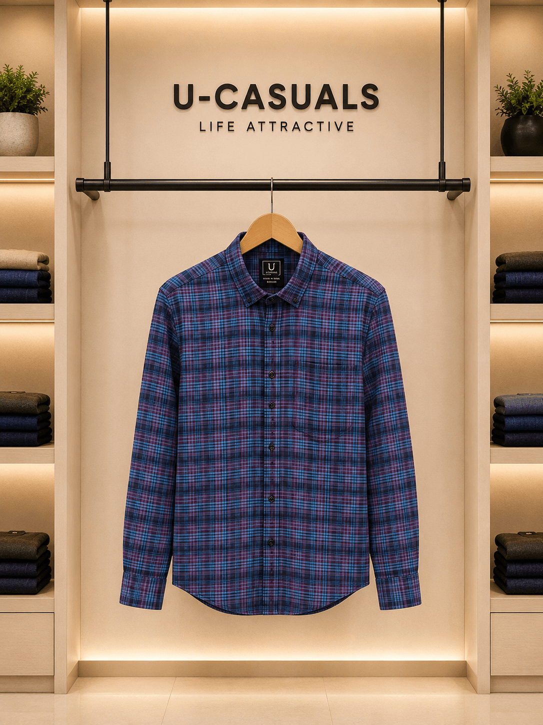 U casuals Slim fit casual shirt - View 9