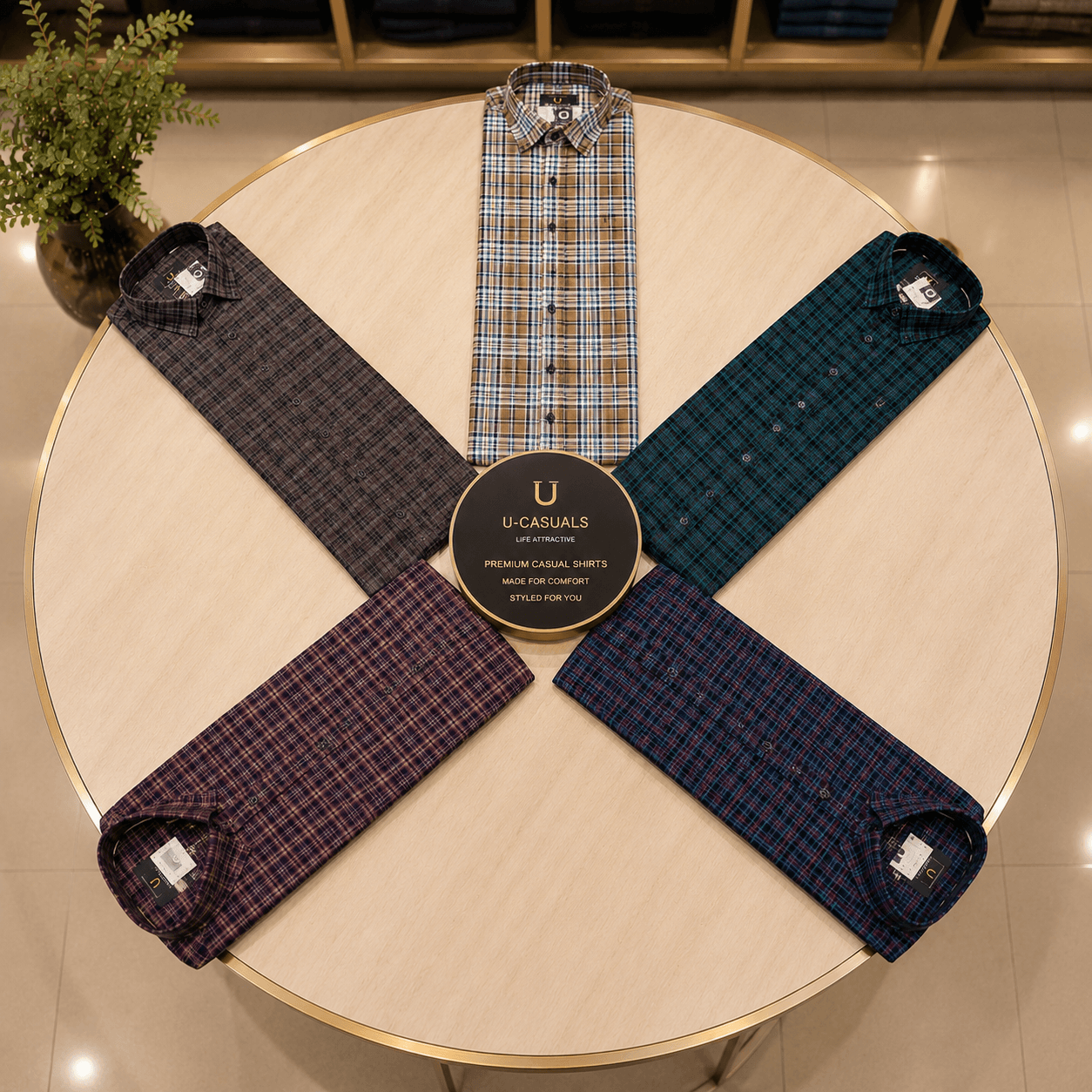 U casuals Slim fit casual shirt - View 3
