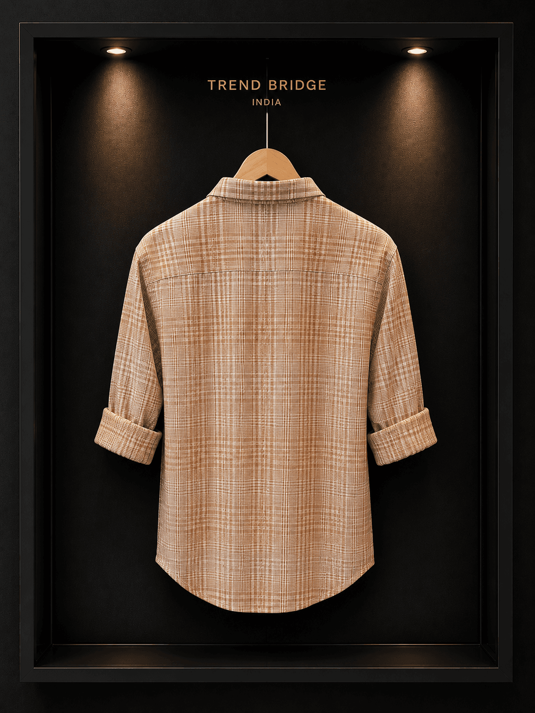 Men's Premium Micro Check Casual Shirt – Full Sleeve - View 8