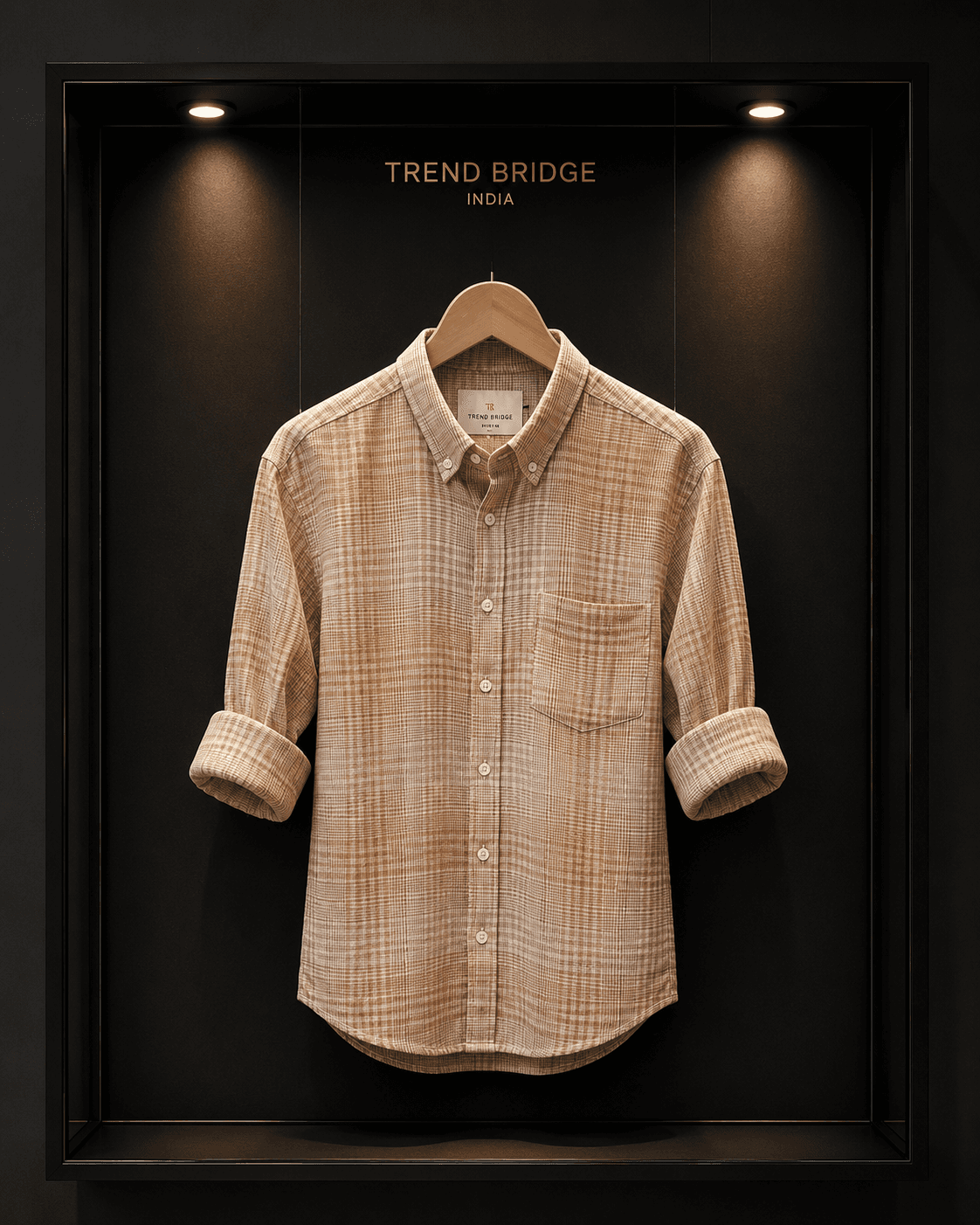 Men's Premium Micro Check Casual Shirt – Full Sleeve - View 7