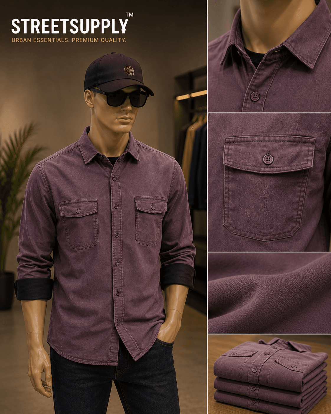 StoneFade Utility Shirt - View 1
