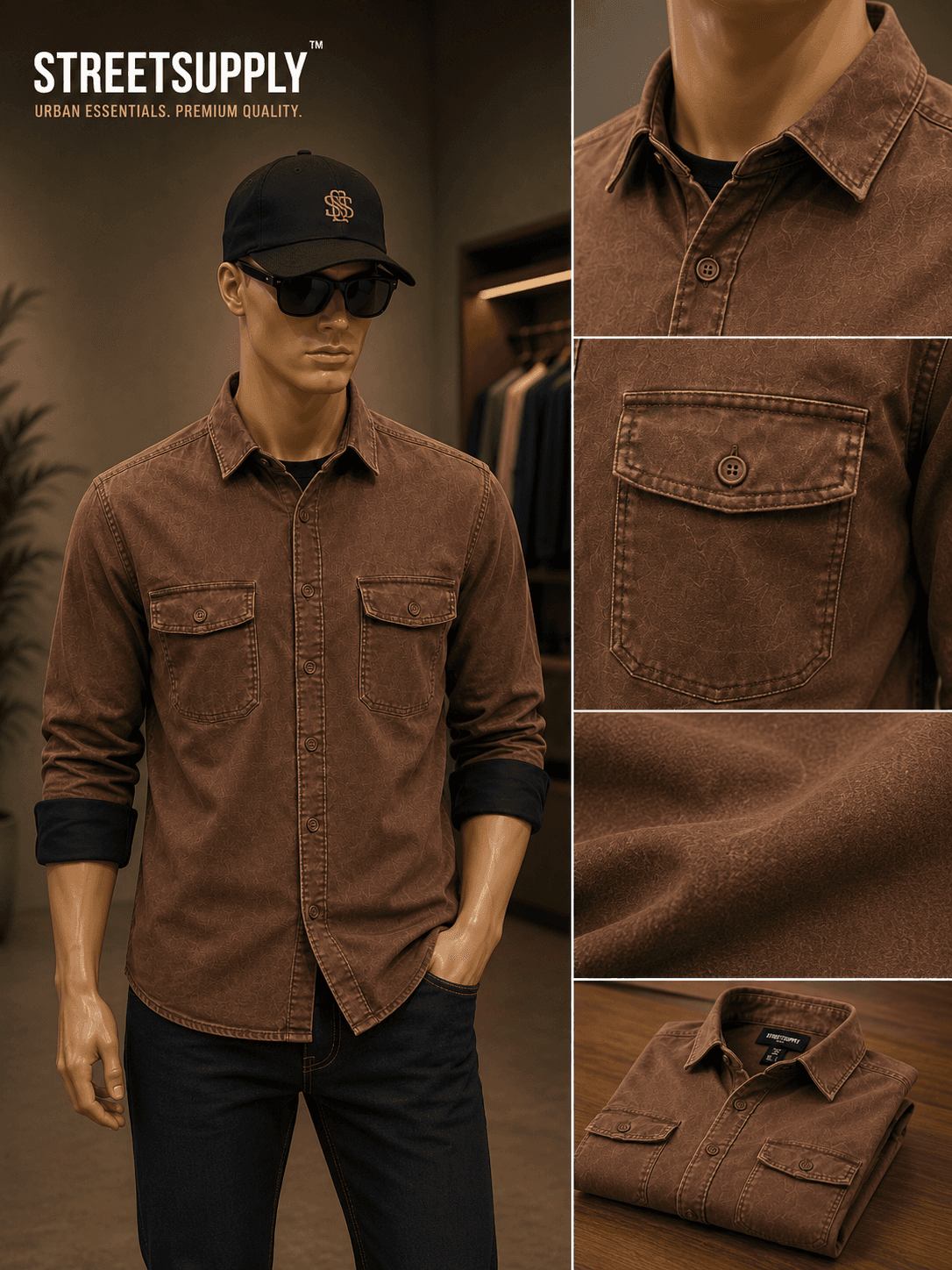 StoneFade Utility Shirt - View 4