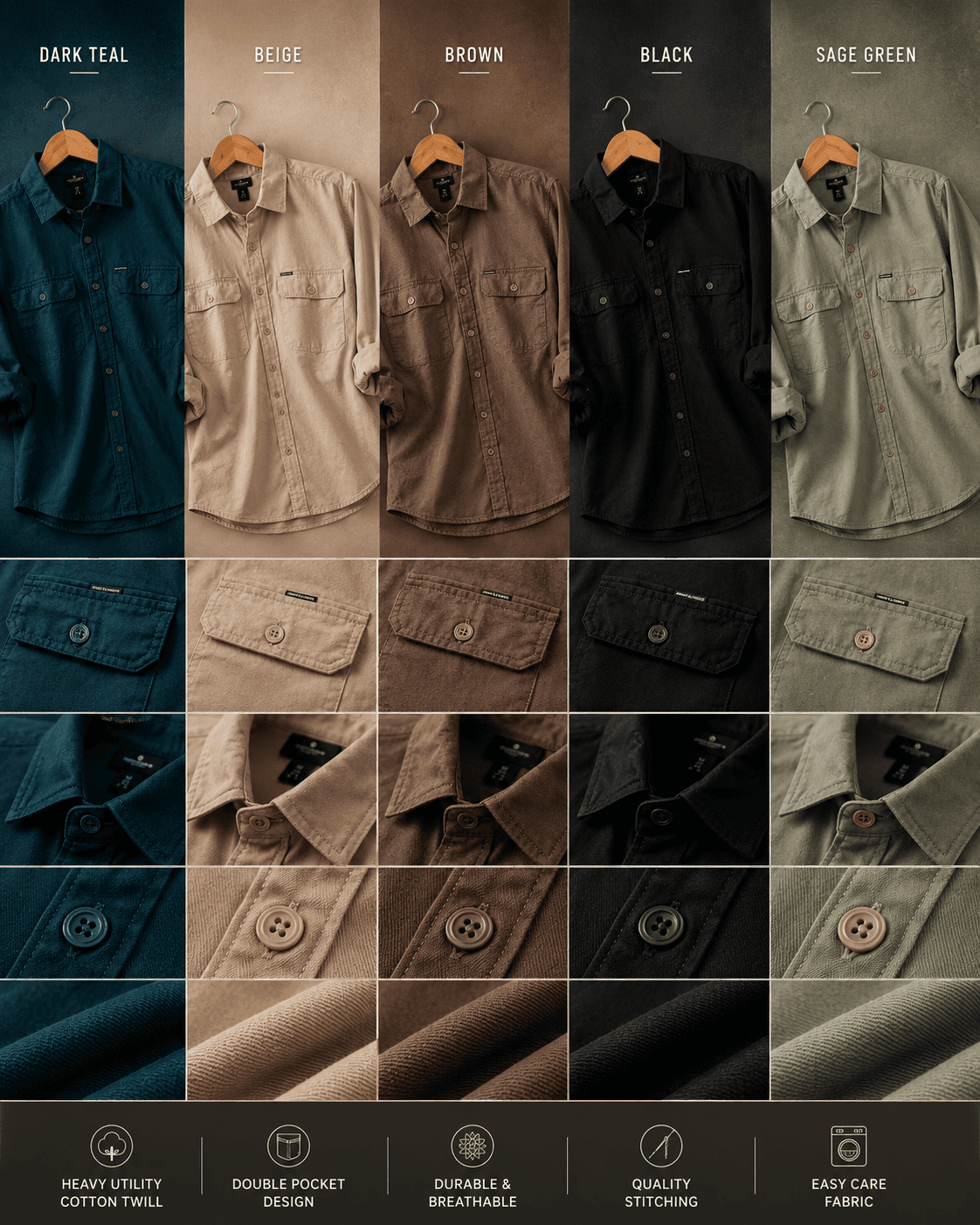 Rugged Cotton Twill Series - View 9