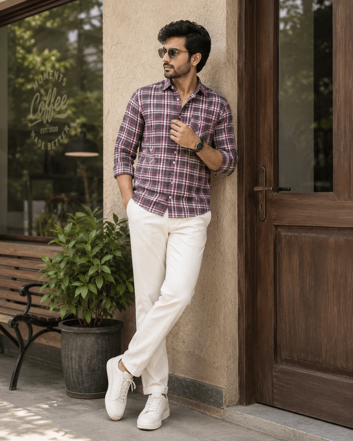 Classic Check Ensemble - View 3