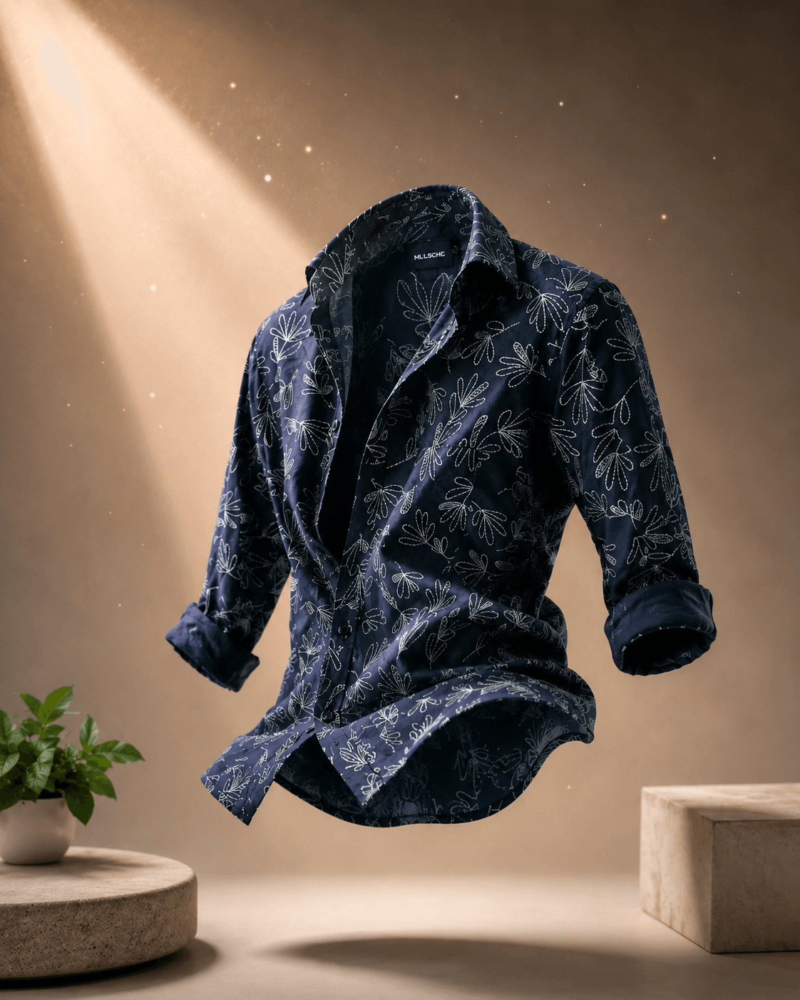 Flora thread Cotton shirt - View 5