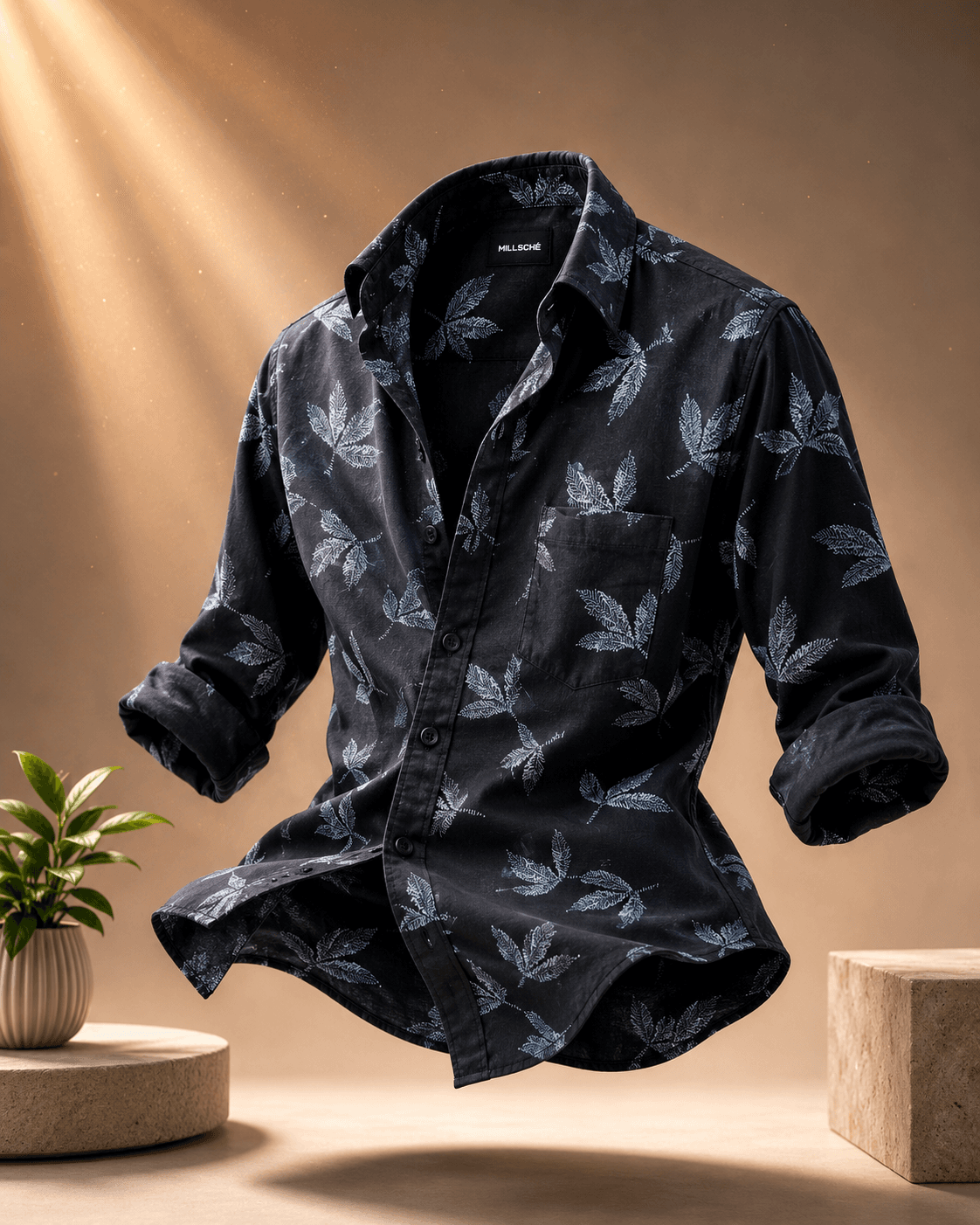 Flora thread Cotton shirt - View 7
