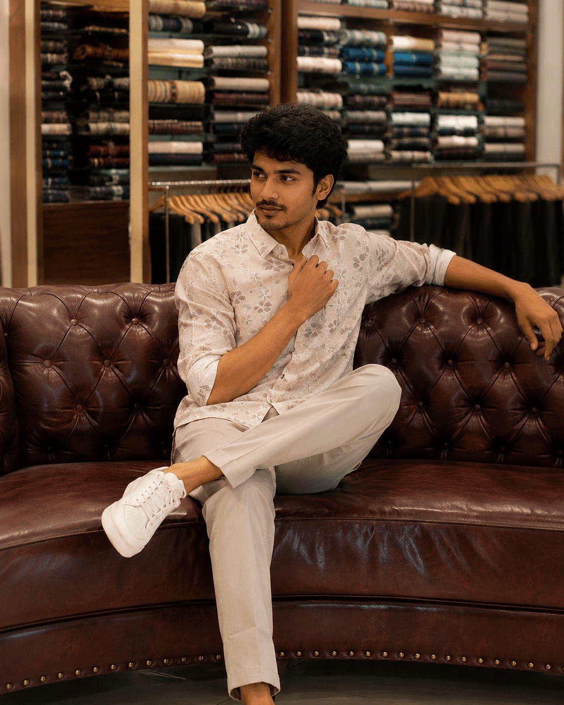 Flora Thread cotton shirt - View 5