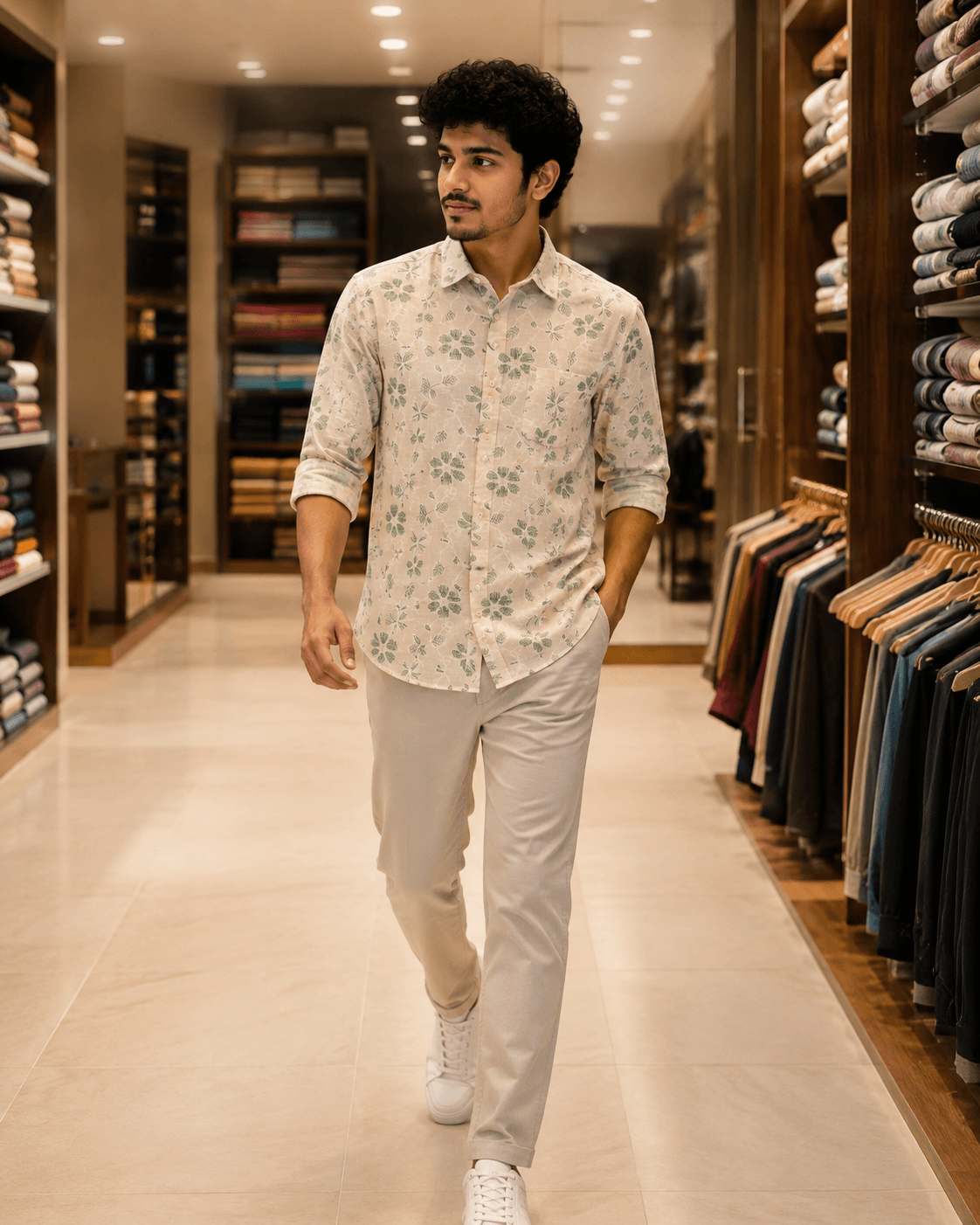 Flora Thread cotton shirt - View 4