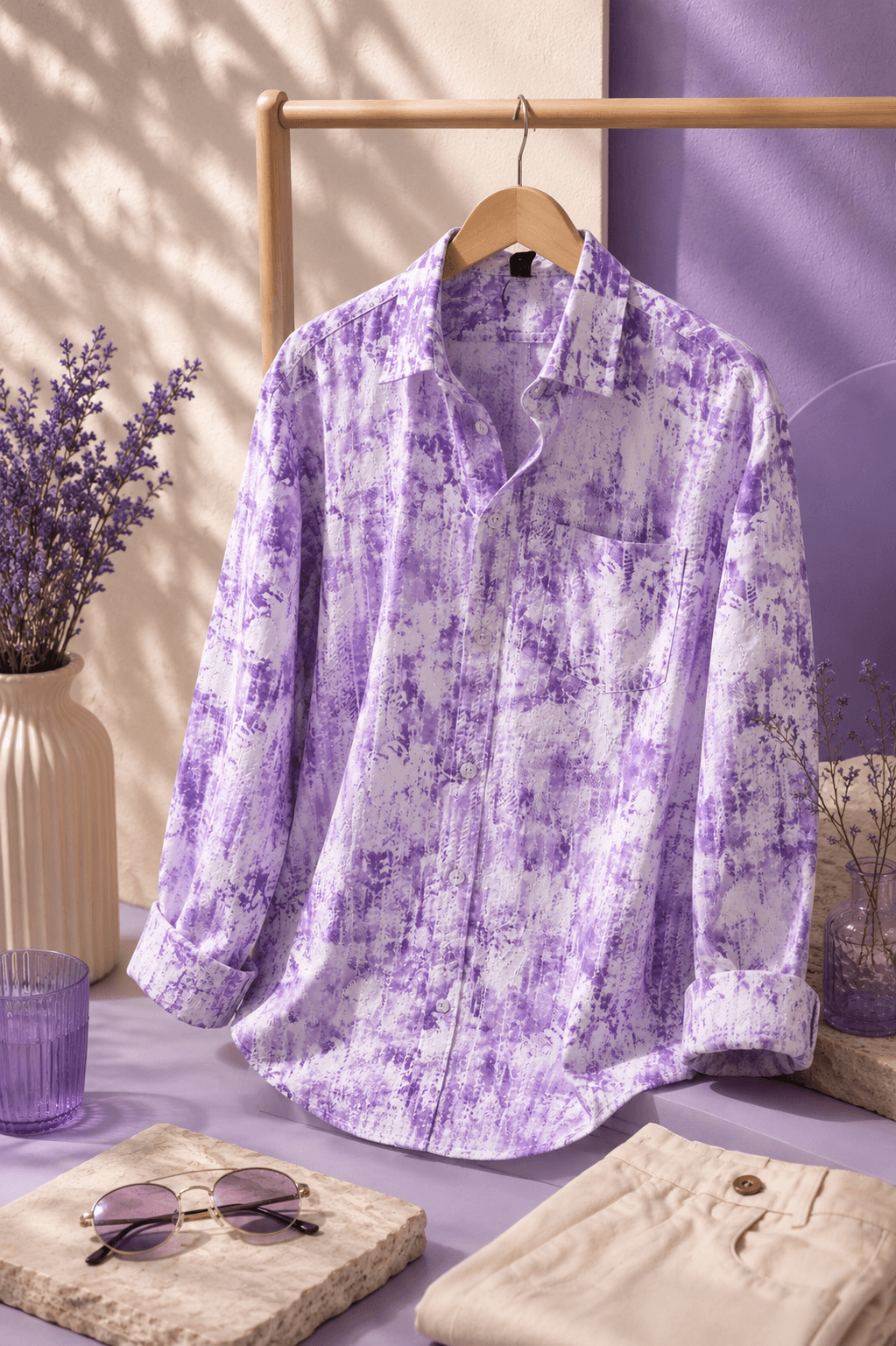 Brushed canvas shirt - View 2