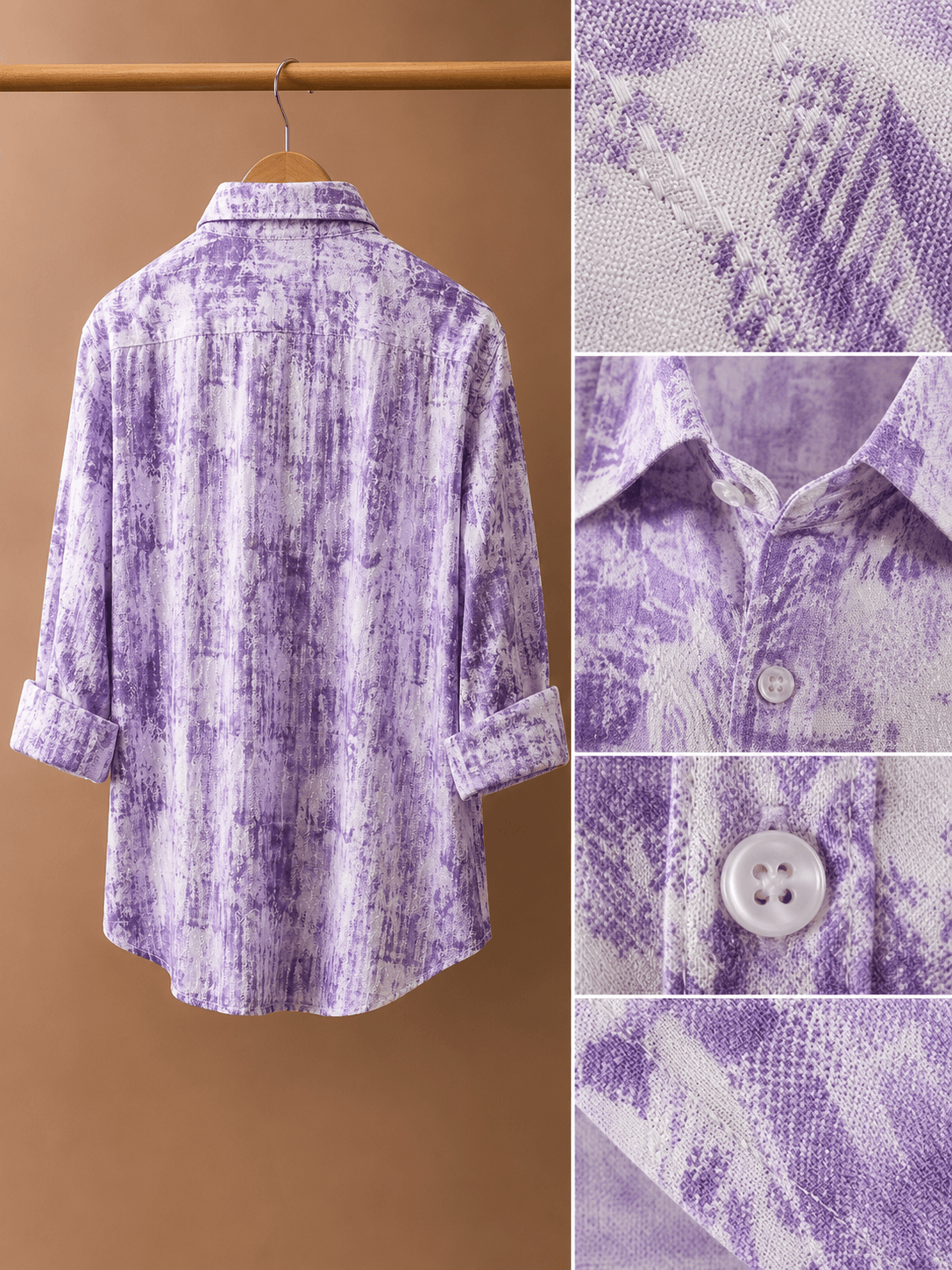 Brushed canvas shirt - View 3