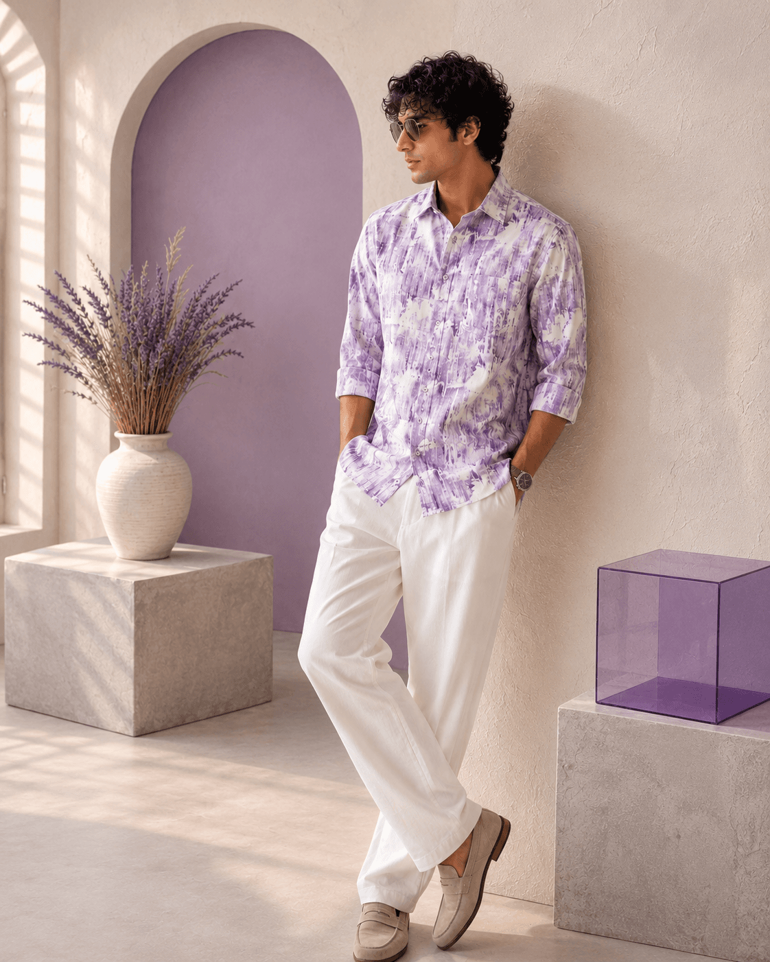 Brushed canvas shirt - View 4