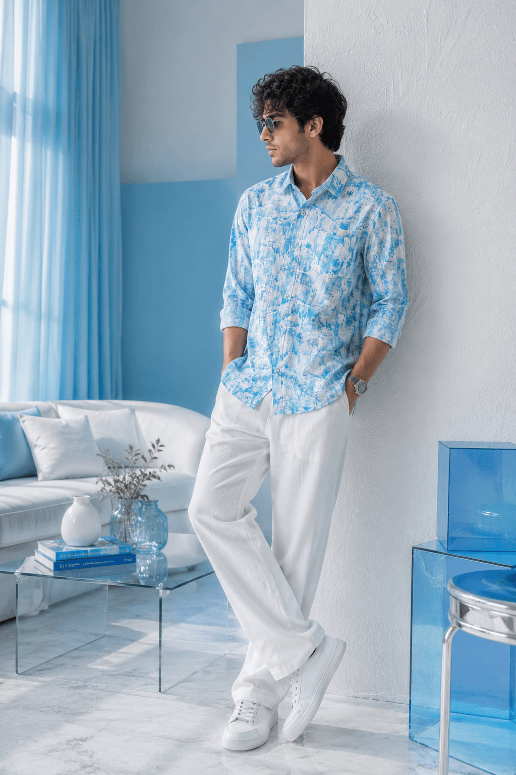 Brushed canvas shirt - View 7