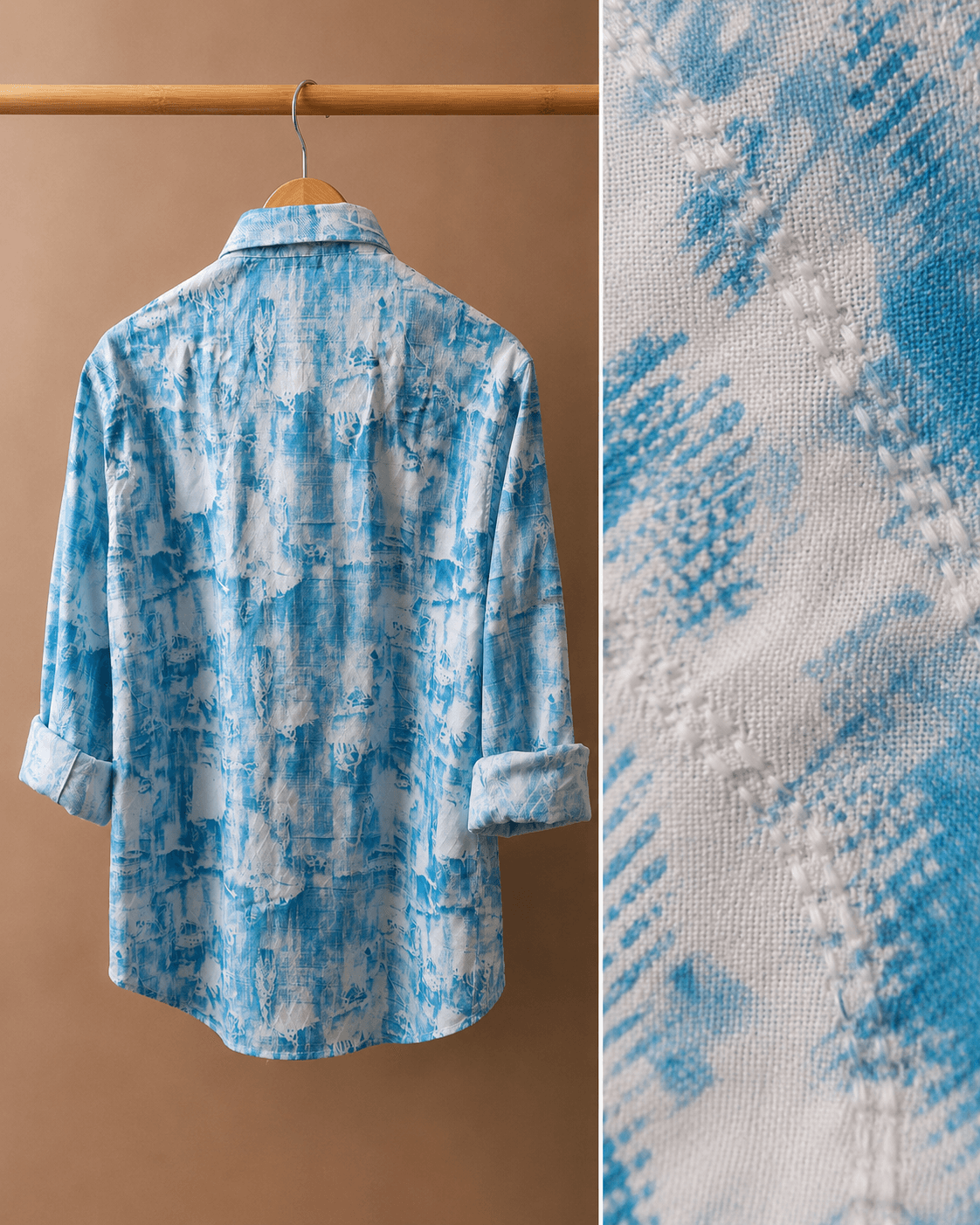 Brushed canvas shirt - View 6