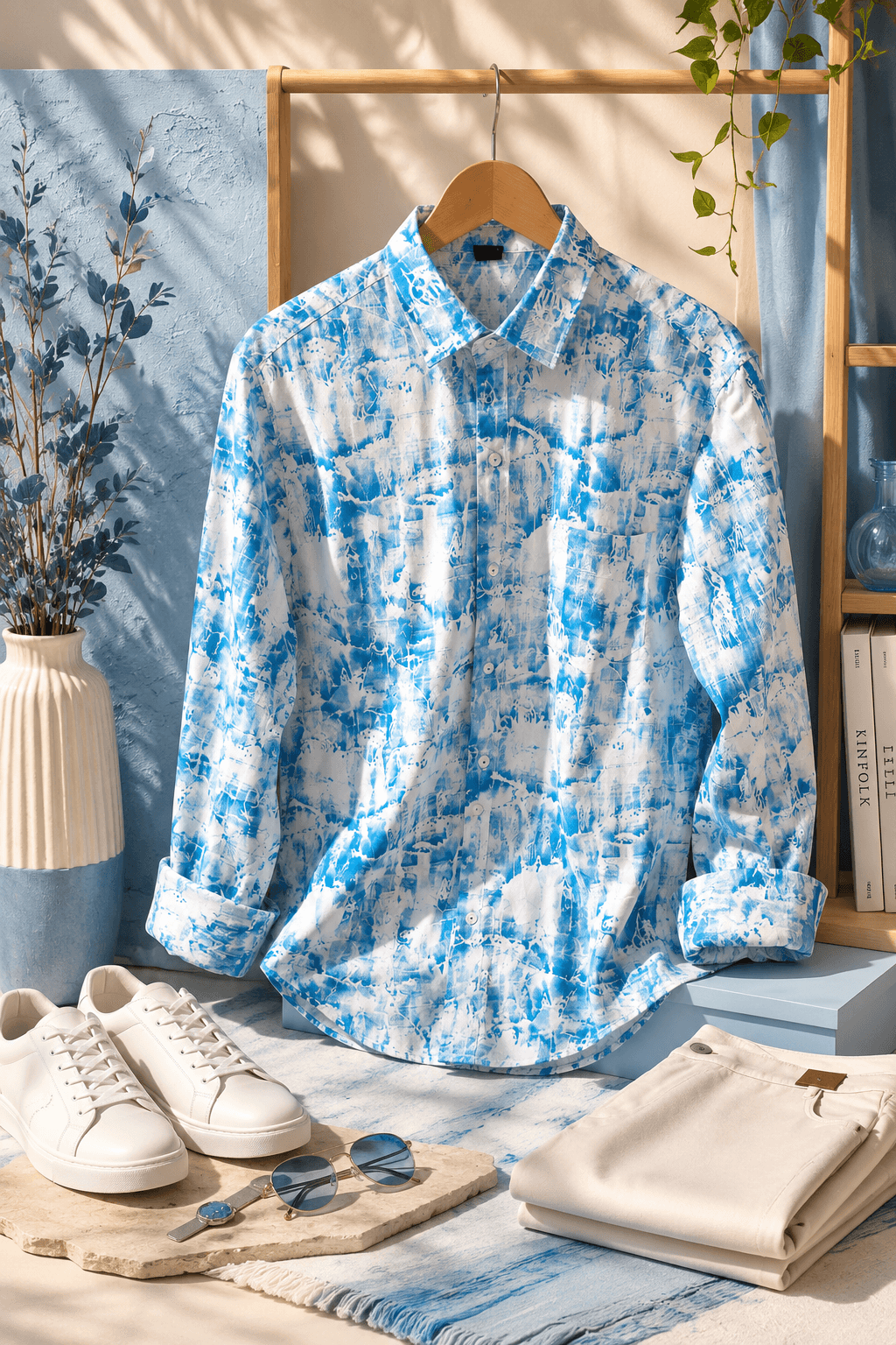 Brushed canvas shirt - View 5