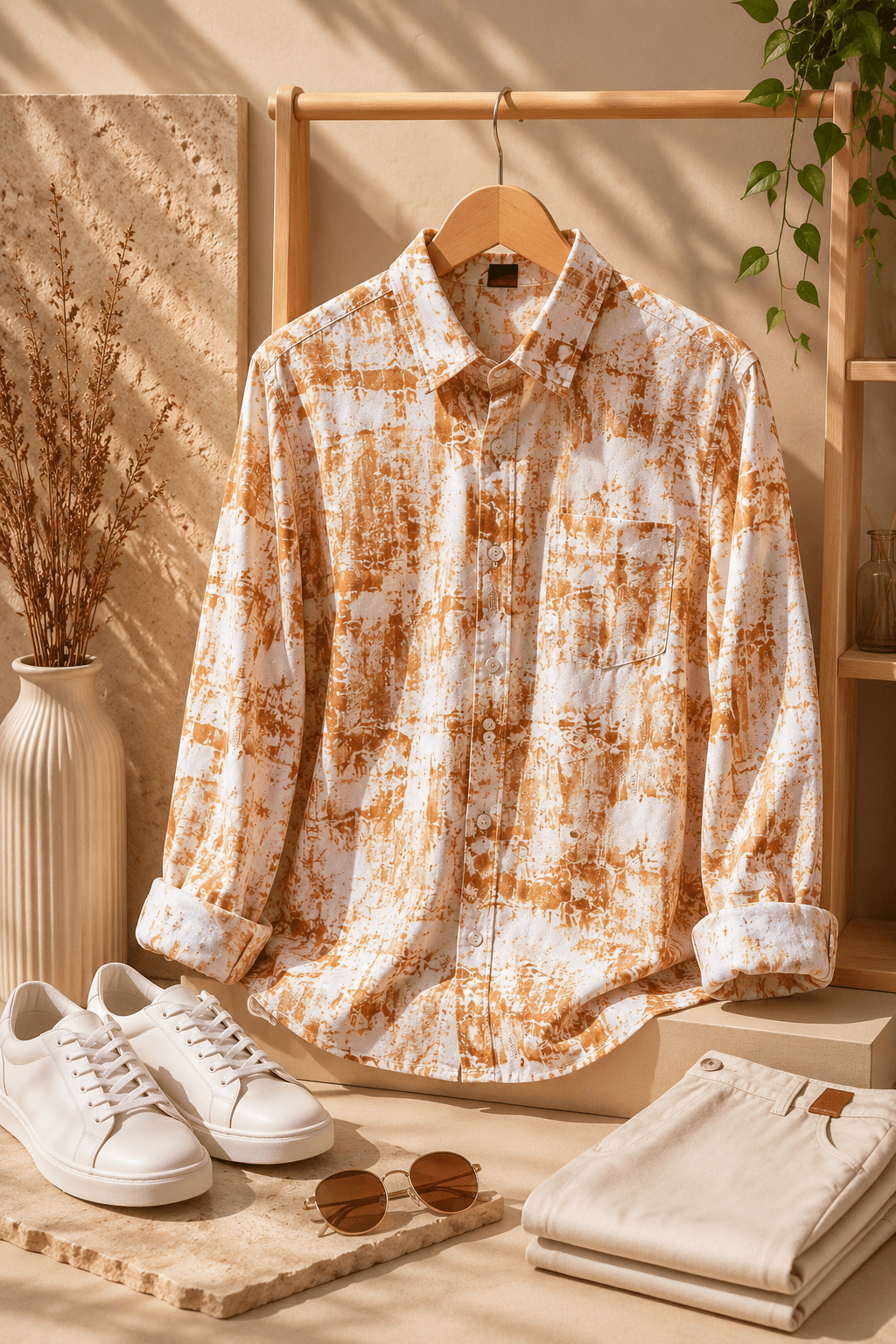 Brushed canvas shirt - View 8