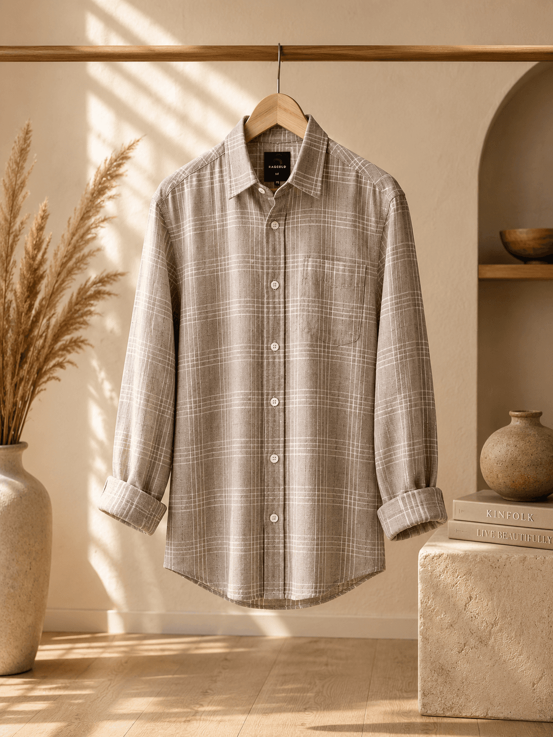 Signature Woven Check Shirt - View 6