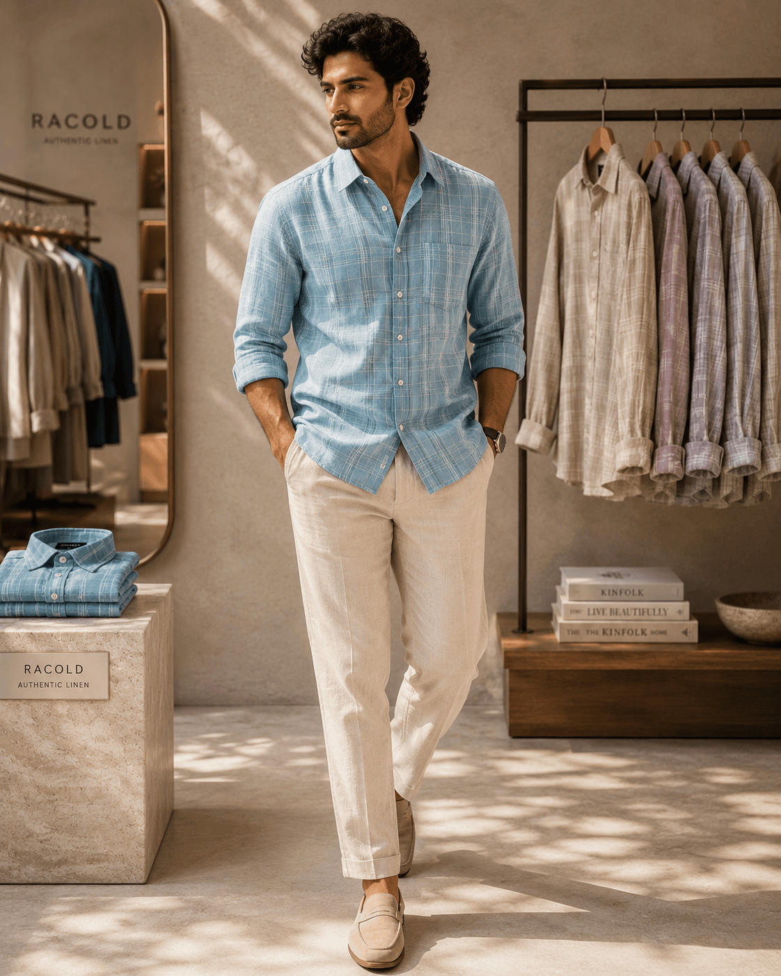 Signature Woven Check Shirt - View 11