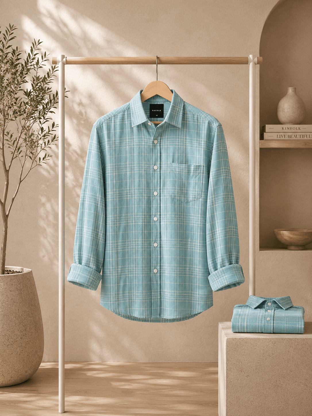 Signature Woven Check Shirt - View 10