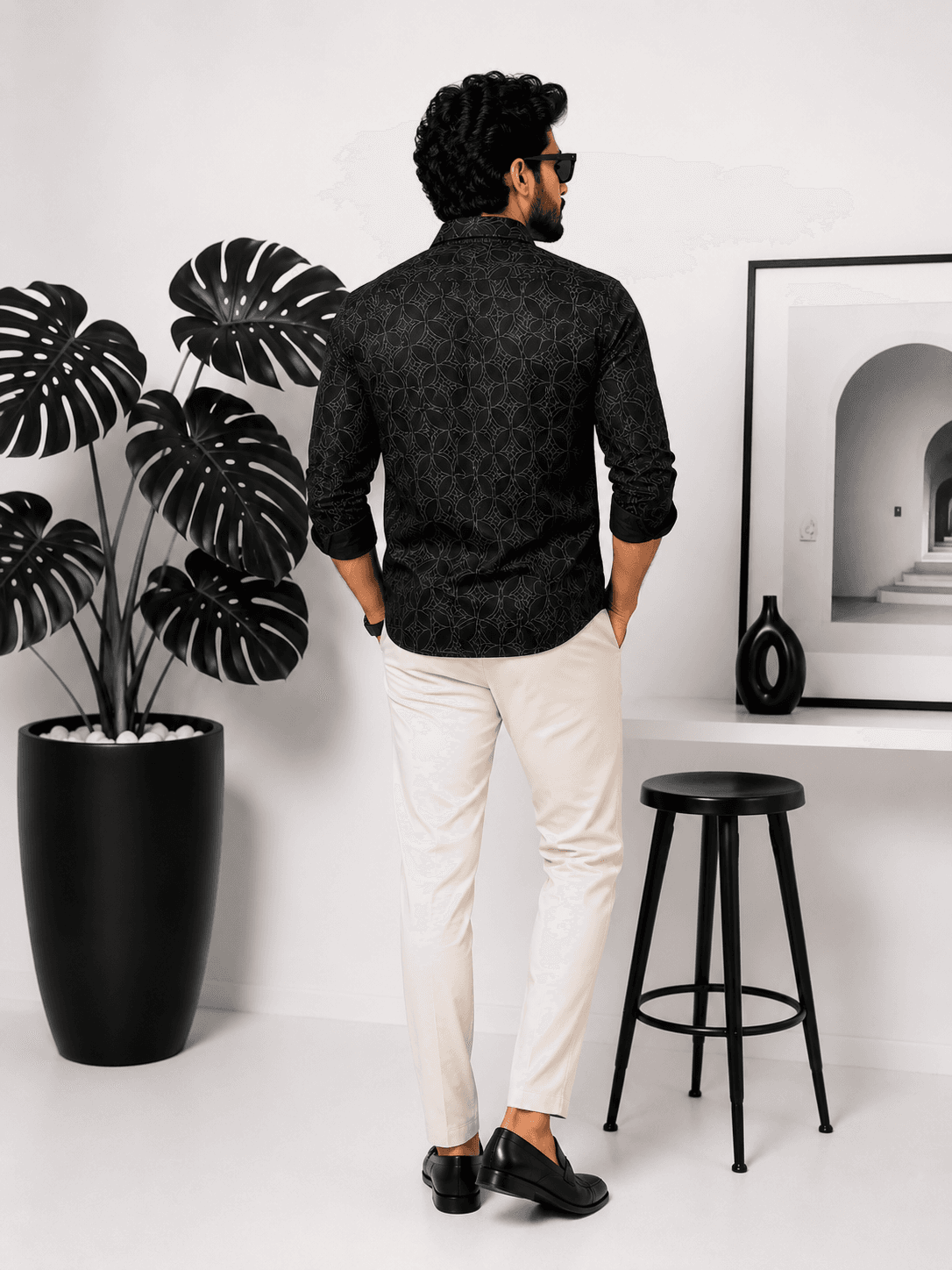 Black Obsidian | Micro Dash Print - View 2