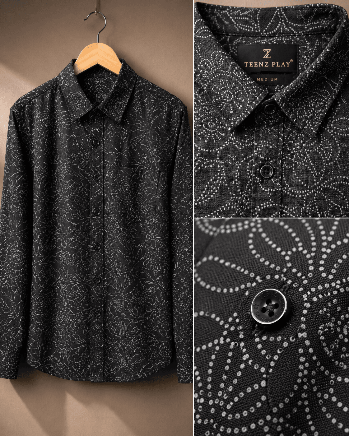 Black Obsidian | Micro Dash Print - View 5