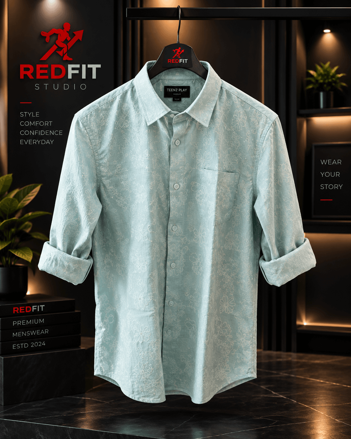 Aqua Bloom Shirt - View 3