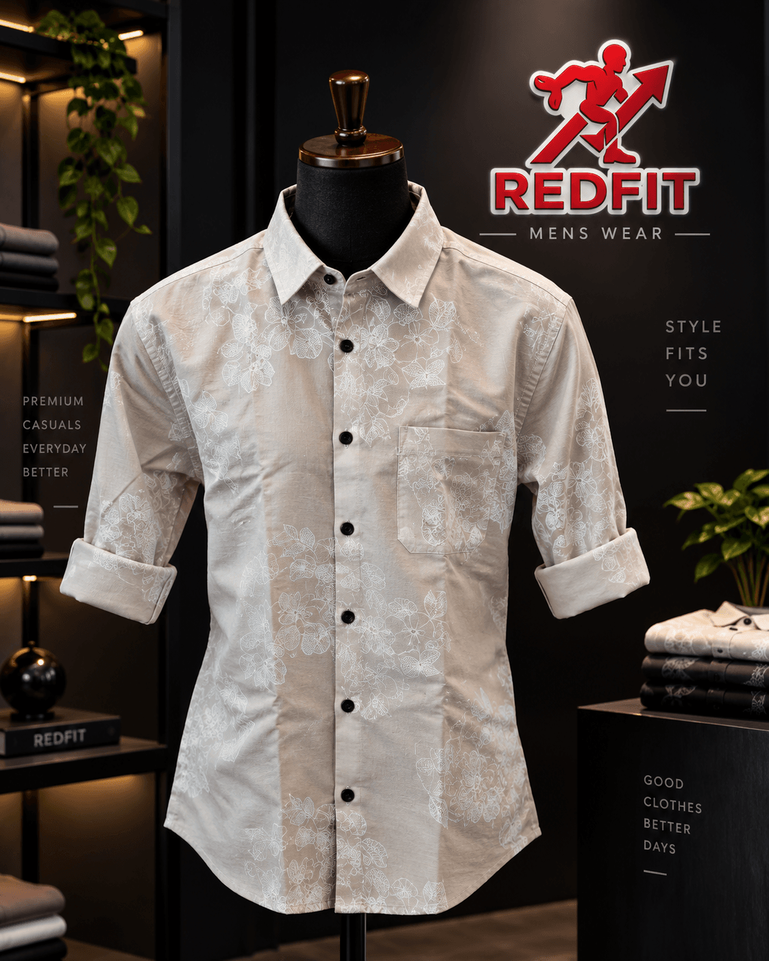Beige Petal Casuals - View 1