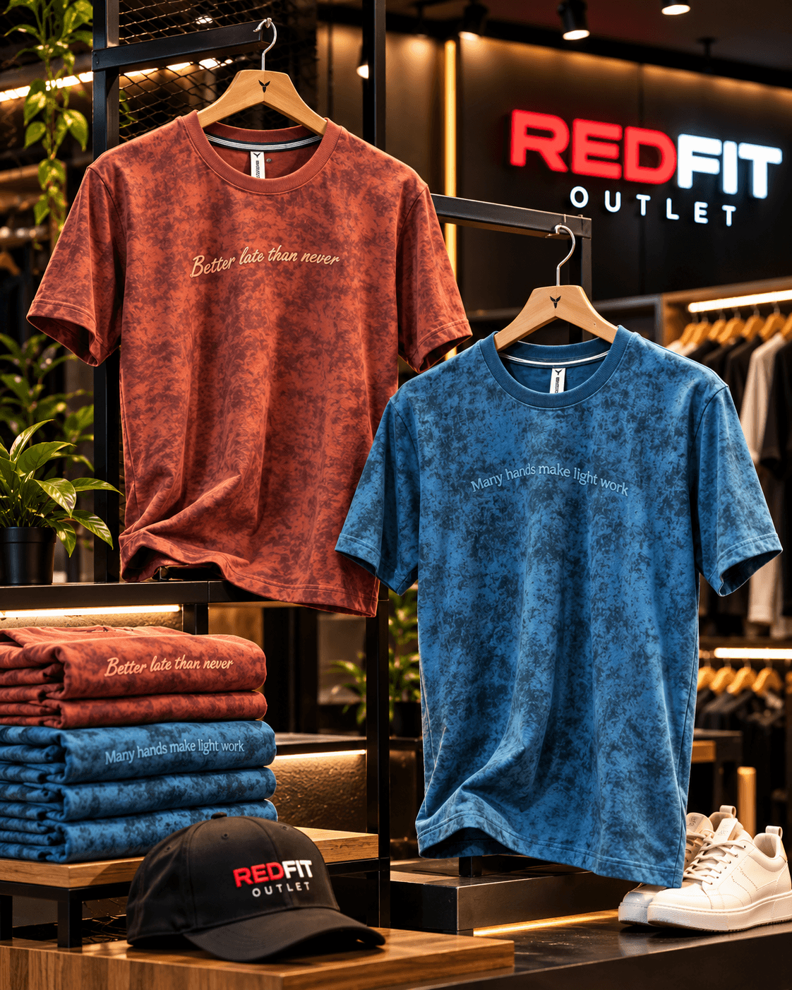 Tie-Dye Printed Round Neck Casual T-Shirt - View 1