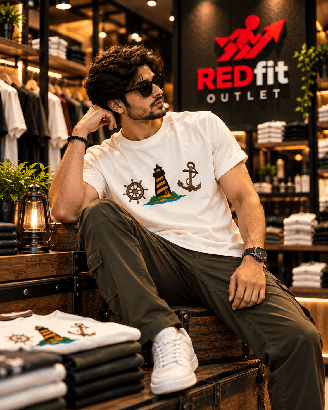 Nautical Graphic T-Shirt ⚓ - View 4