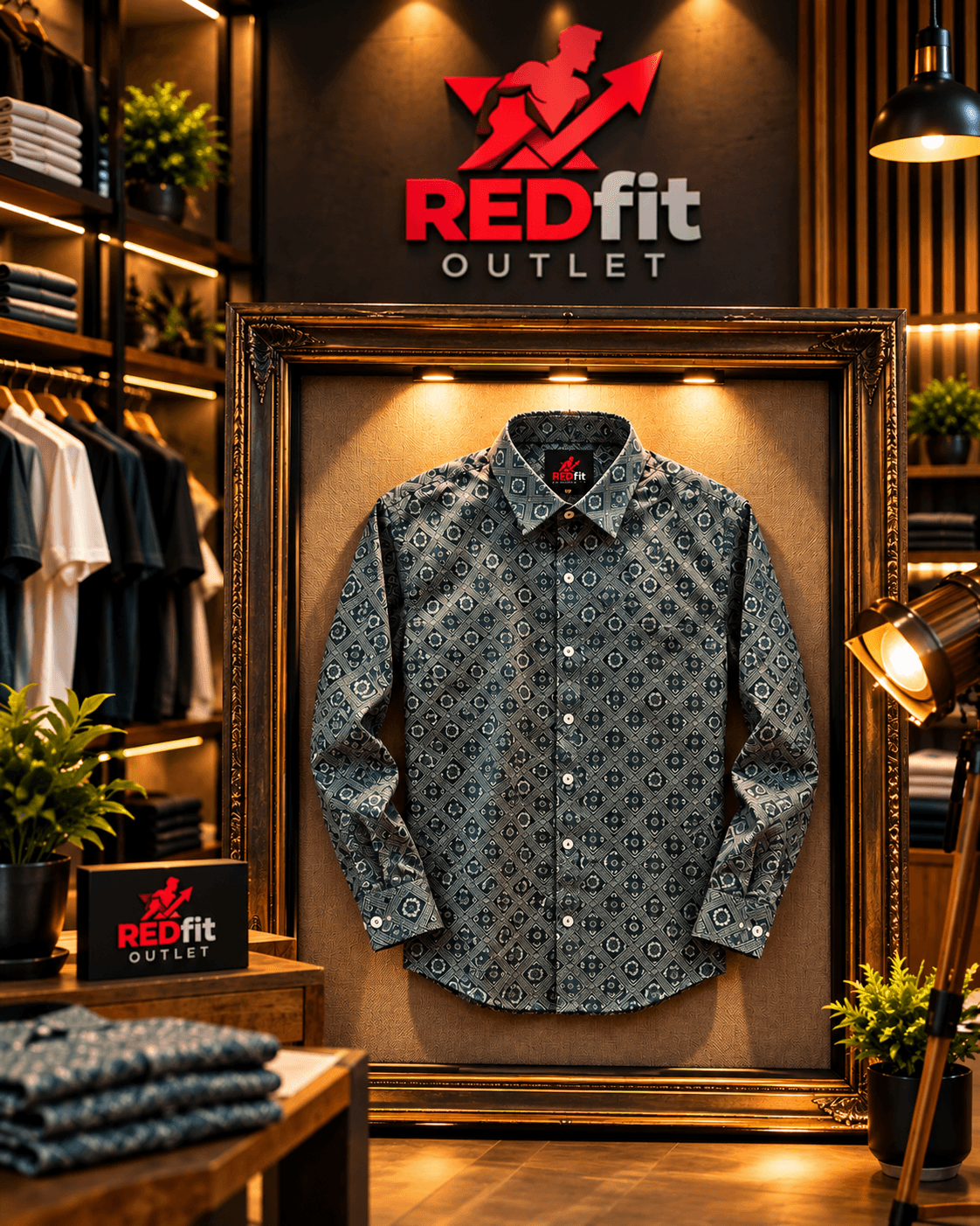 Signature Geometric Shirt - View 2
