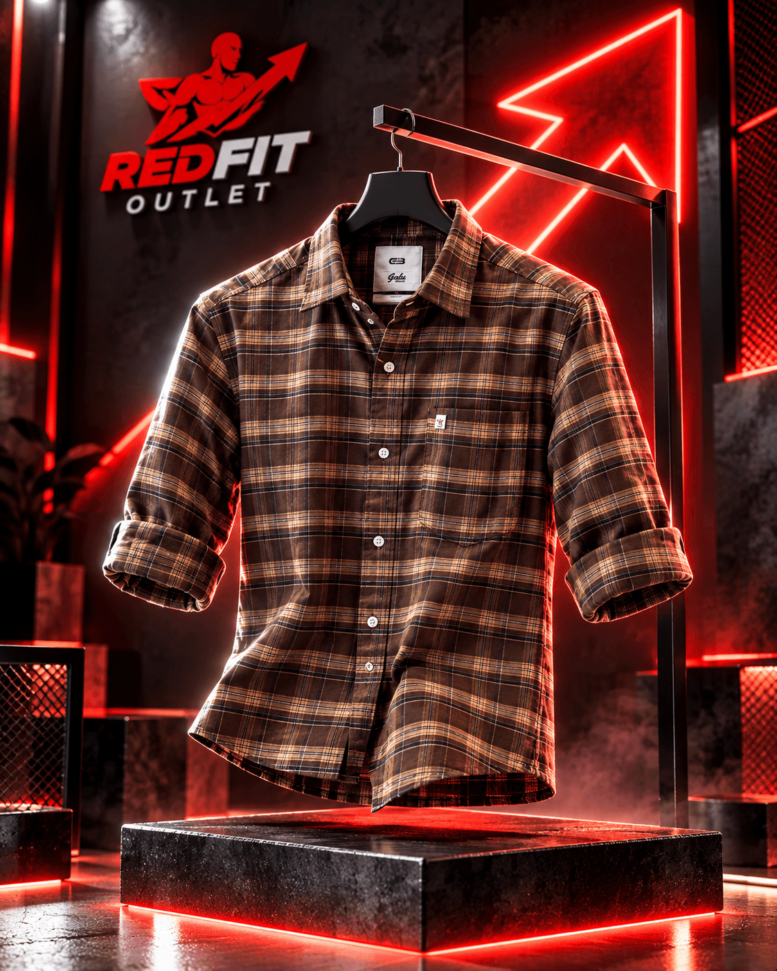 Vintage crust check shirt - View 2