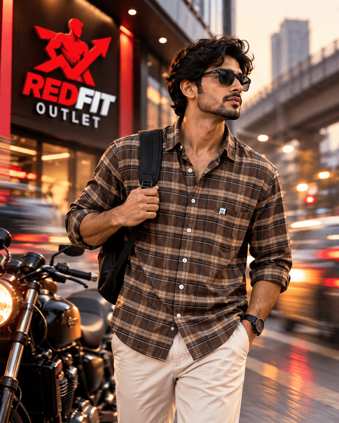 Vintage crust check shirt - View 5
