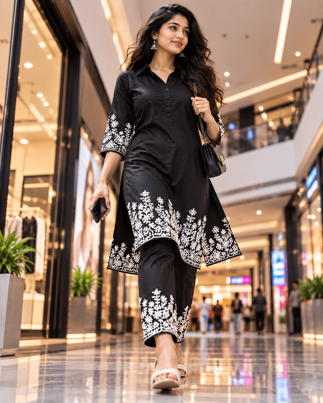 Noir Bloom Co-ord Set - View 4