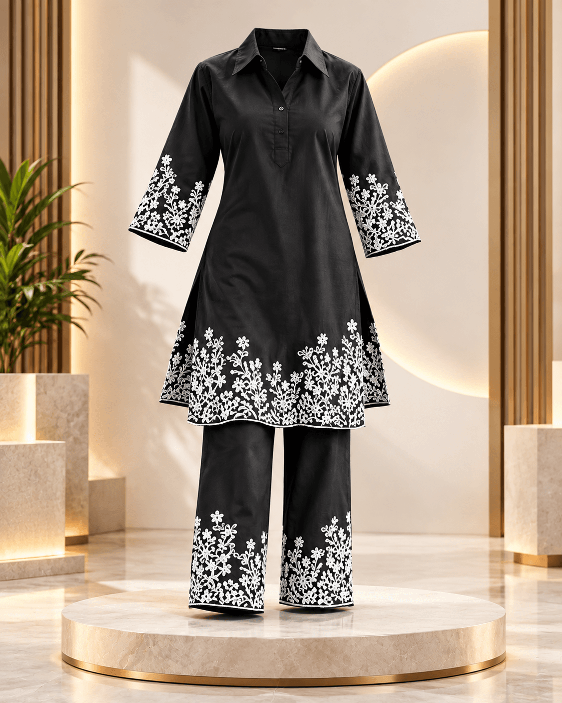 Noir Bloom Co-ord Set - View 1
