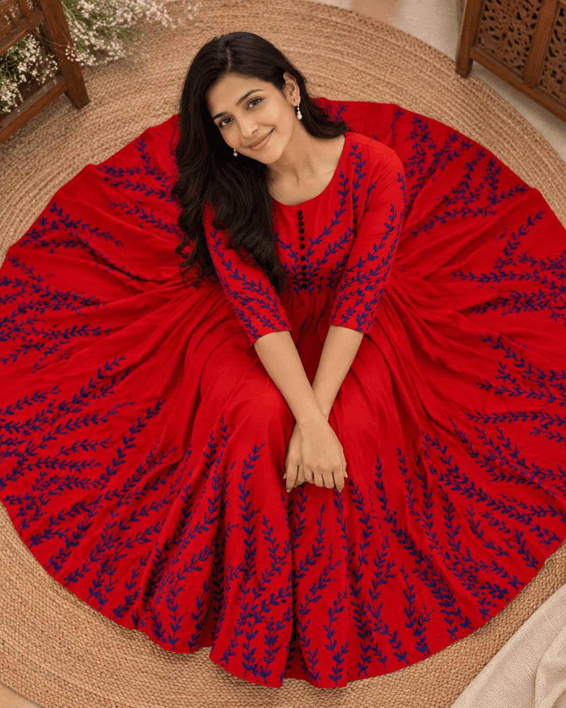 Vibrant Aura Anarkali Kurti - View 1